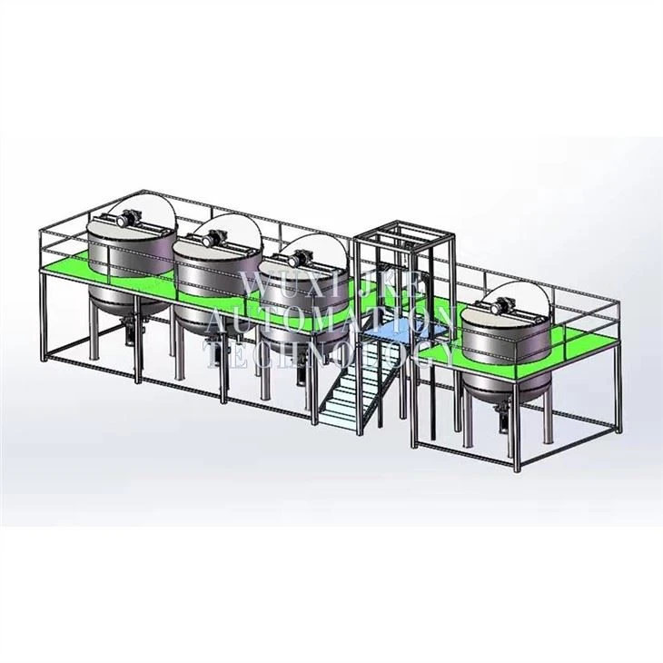 Mixing Tank With Agitator