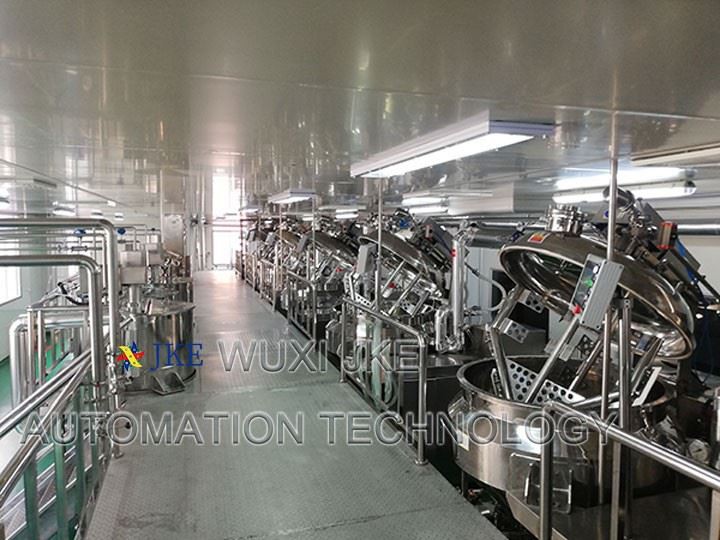 Steam Heating Vacuum Mixer Homogenizer